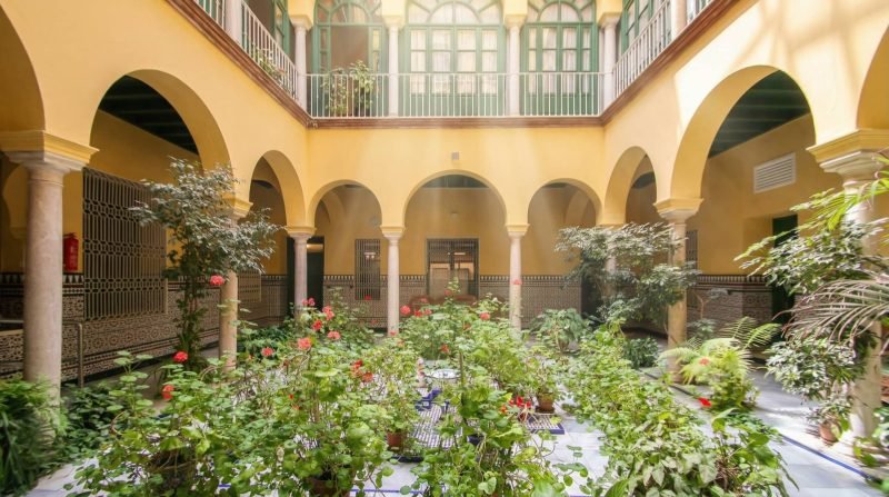 Dúplex de Conteros, patio